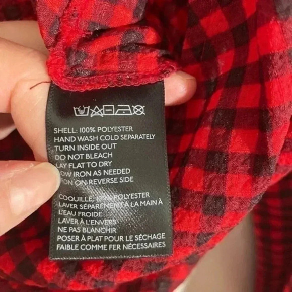 Urban outfitters red gingham wrap front top medium - Picture 8 of 8